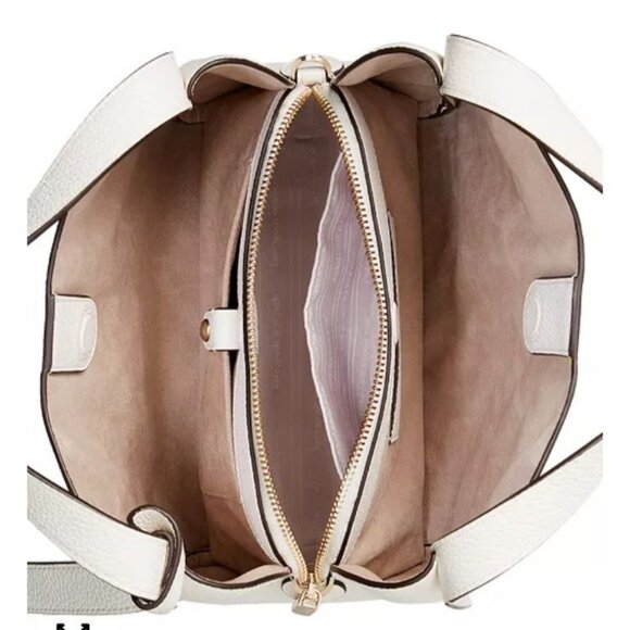 Kate Spade New York Knott Tulip Toss Floral Leather Crossbody Tote White NWT - Picture 7 of 16